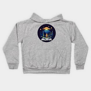 Believe - UFO T-Shirt Kids Hoodie